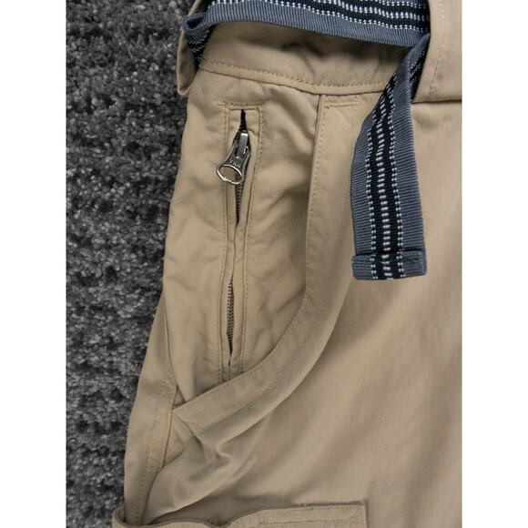 Duluth Trading Pants Mens 2XL x 30 Khaki Dry On The Fly Cargo Belted Outdoor - Picture 4 of 15